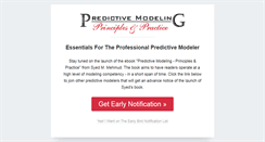 Desktop Screenshot of predictivemodeler.com